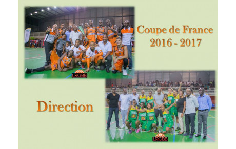 Direction Coupe de France 2016 - 2017