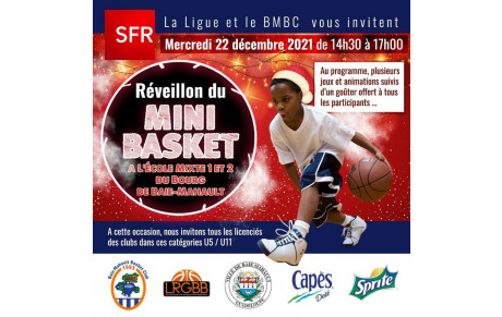 LE REVEILLON DU MINI BASKET POUR RETROUVER LES TERRAINS